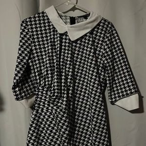 Black and white dress